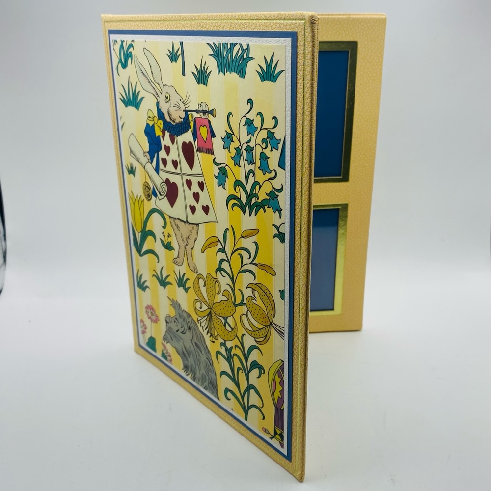 Alice In Wonderland Photo Frame Book Collage Portfolio Yellow Baby Photos Gift